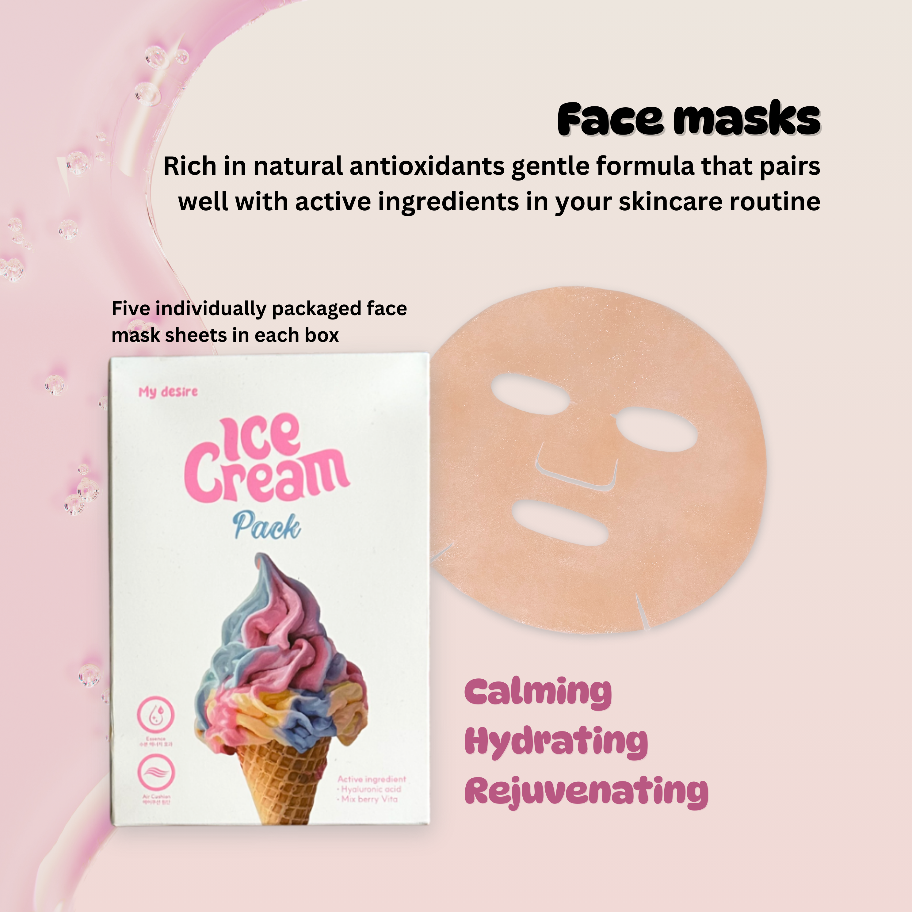 My Desire Ice Cream Masks