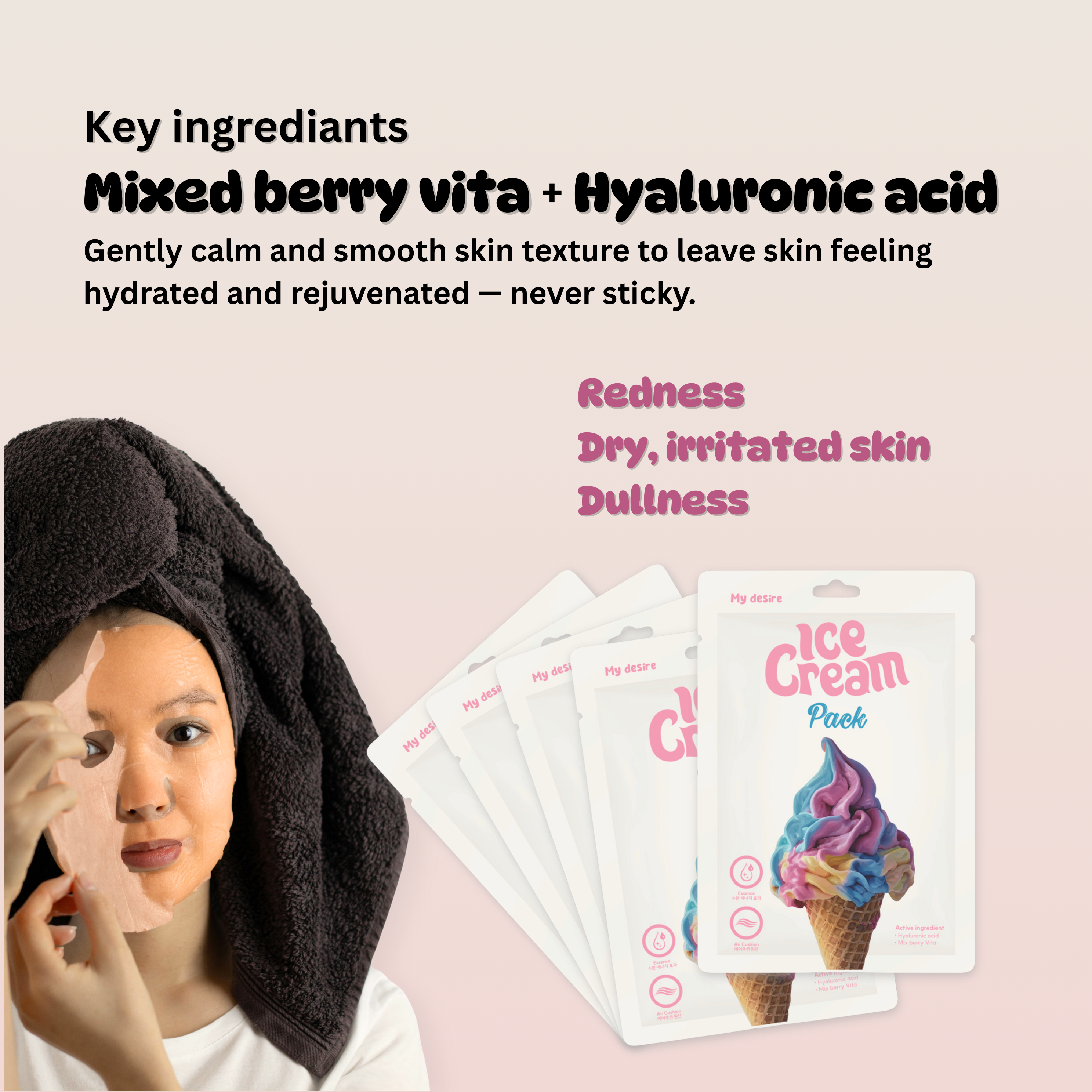 My Desire Ice Cream Masks